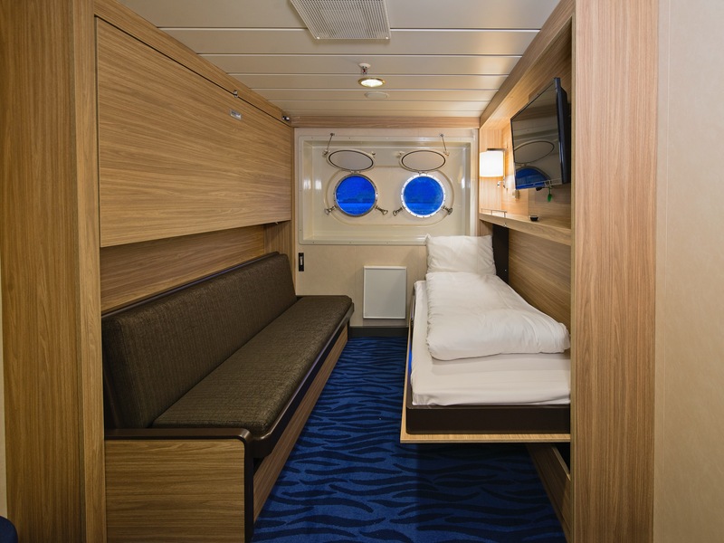 Polar Outside | Twin on lower deck with window or porthole